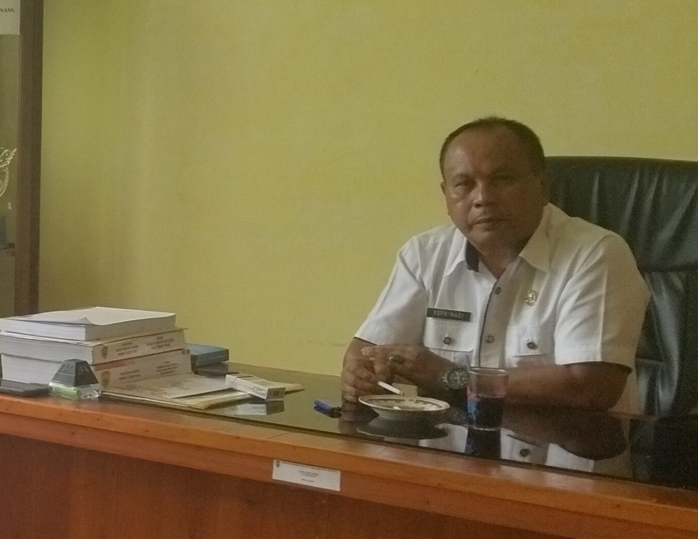 Pembangunan Fisik Anggaran Dana Desa Untuk Materialnya Dibeli Dari Toko Bangunan Anak Wali Nagari Simpang Tonang  